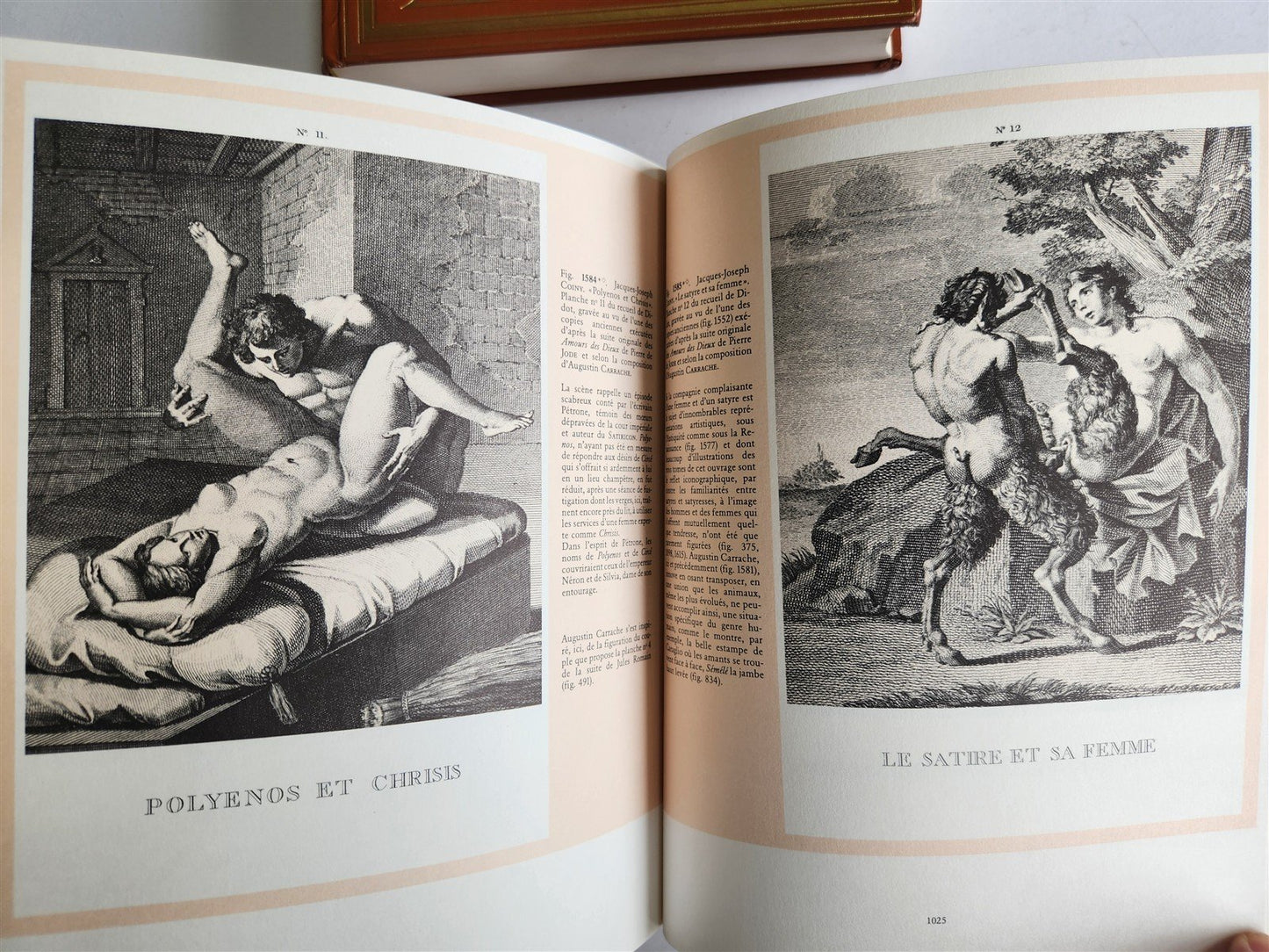 1977 EROTIC THE AMOURS des DIEUX antique 3 volumes ILLUSTRATED