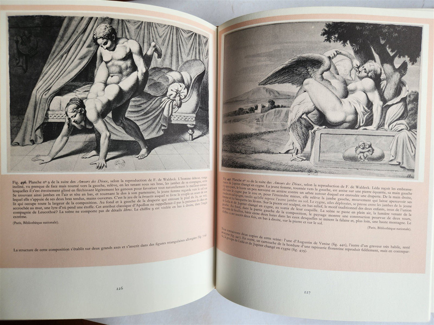 1977 EROTIC THE AMOURS des DIEUX antique 3 volumes ILLUSTRATED