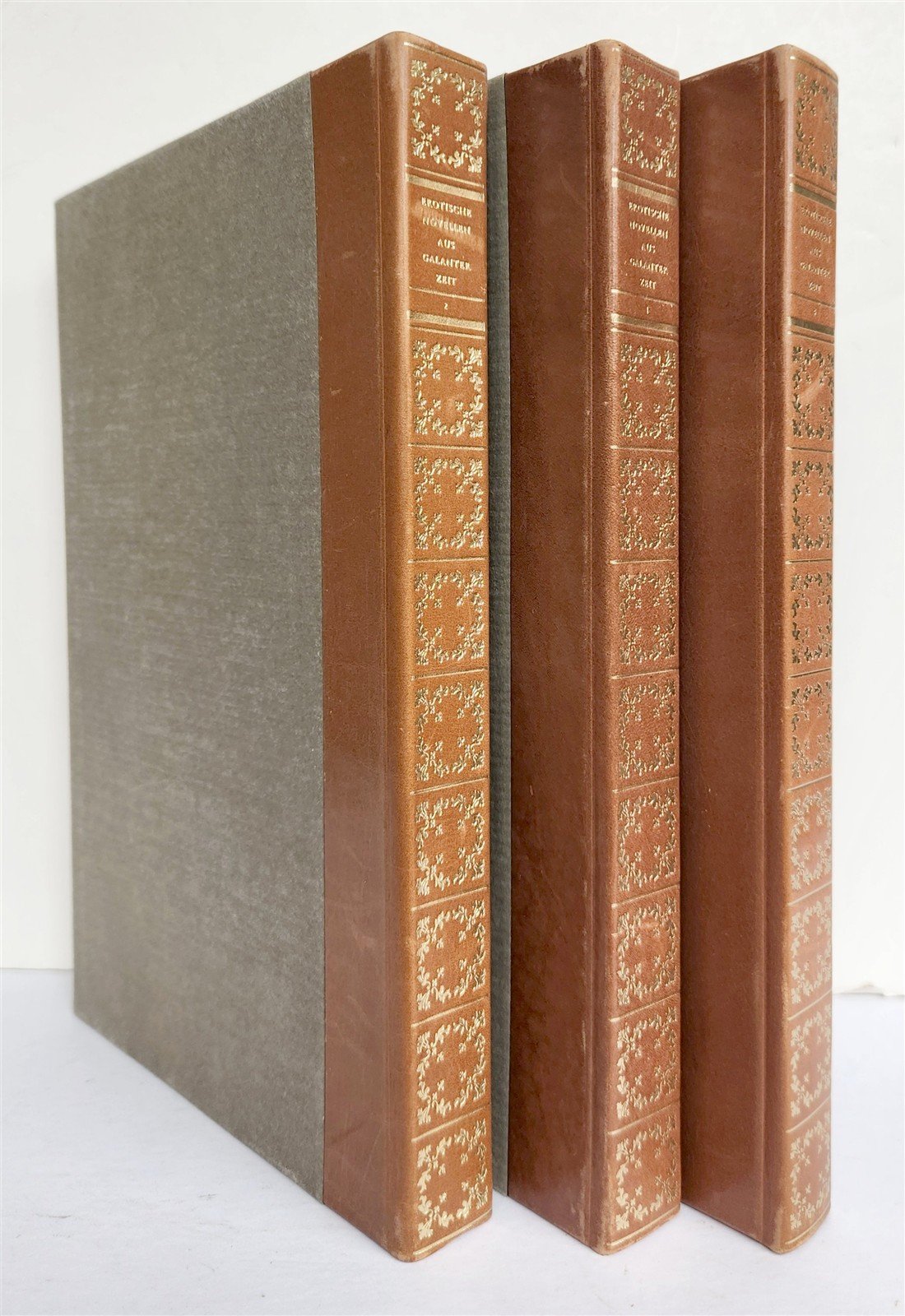 1966 EROTIC NOVELLAS antique 3 volumes ILLUSTRATED by E. Rickert LTD EDITION