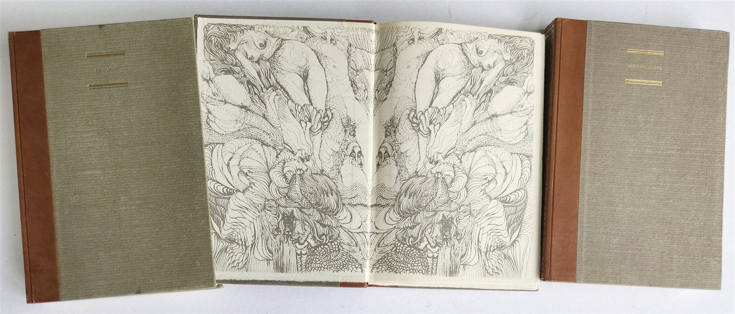 1966 EROTIC NOVELLAS antique 3 volumes ILLUSTRATED by E. Rickert LTD EDITION