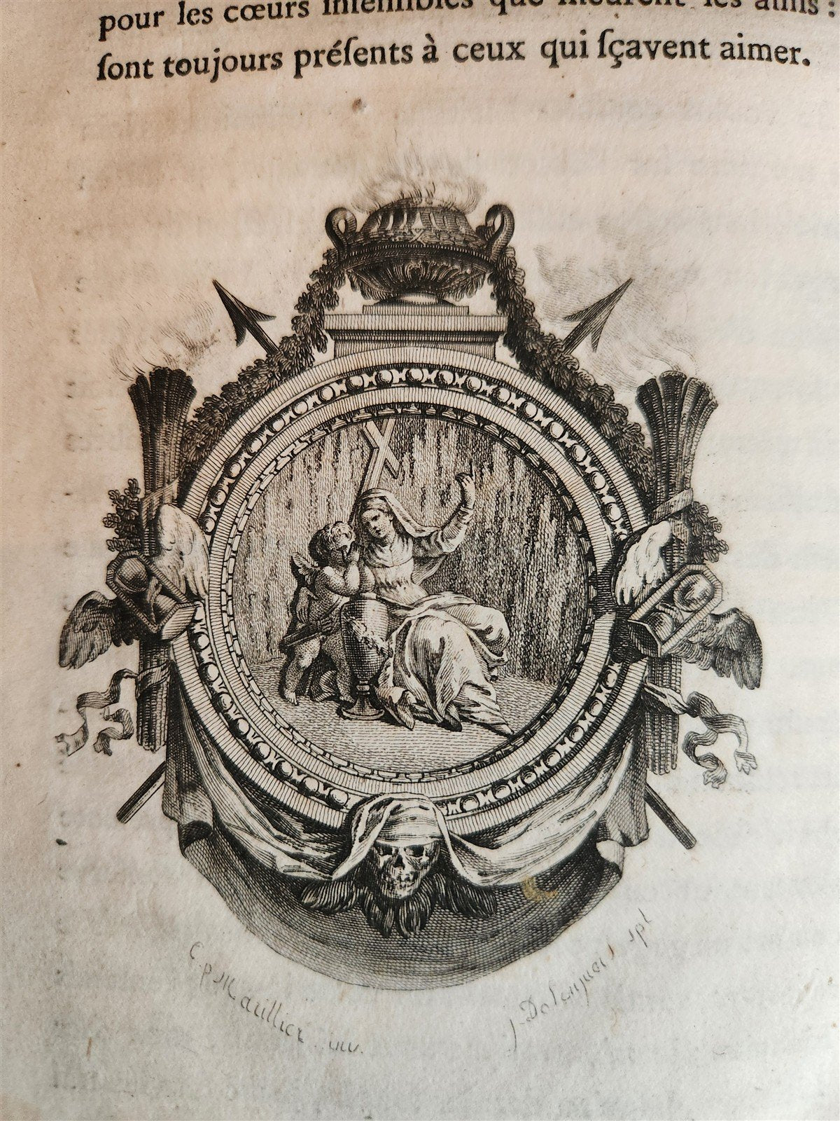 1775 Epreuves du sentiment 5 VOLUMES antique in French ILLUSTRATED