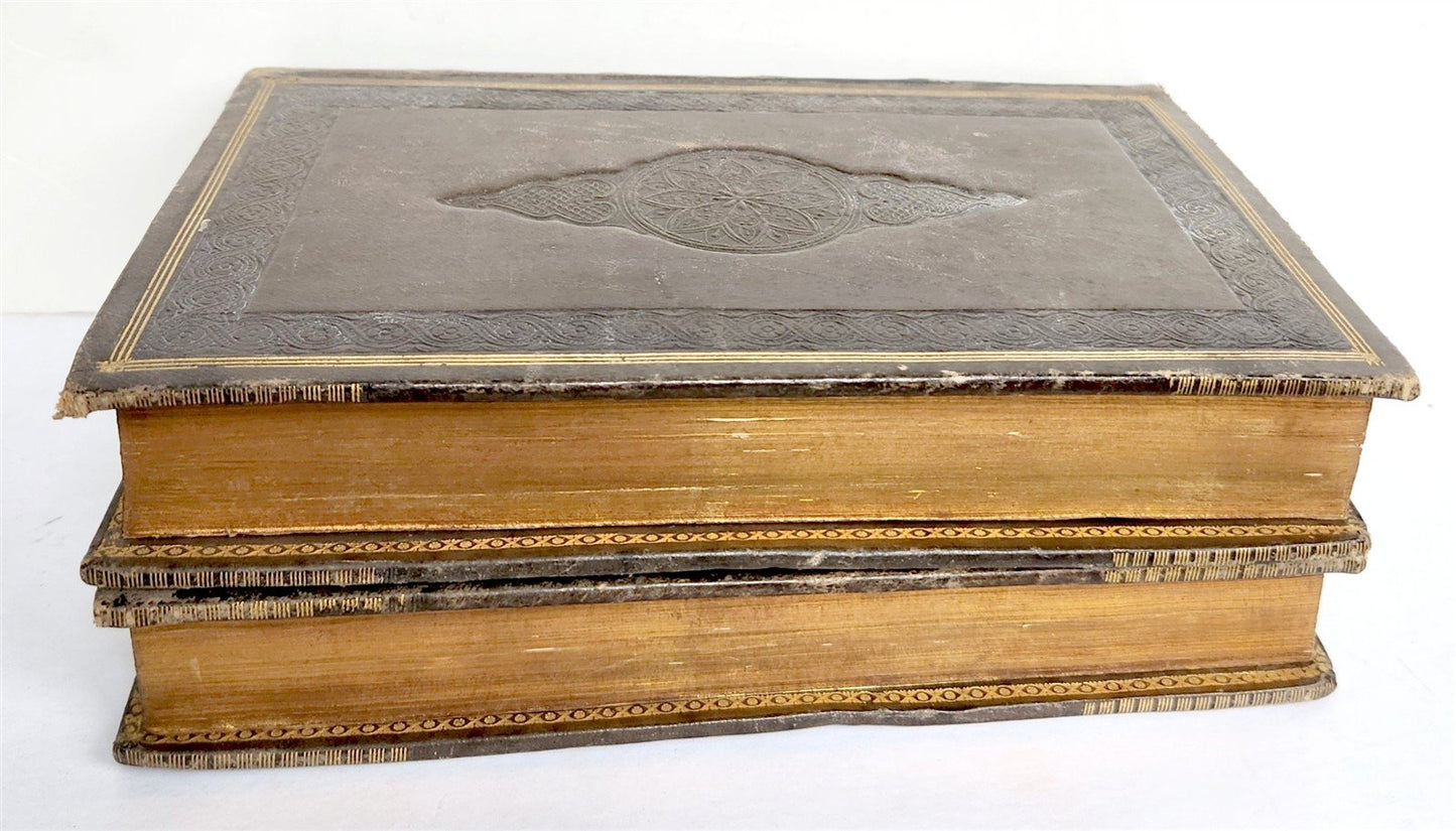 1830 History of General Hospital Grand Hotel-Dieu of Lyon 2 VOLS antique French