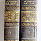 1830 History of General Hospital Grand Hotel-Dieu of Lyon 2 VOLS antique French