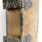 1857 GERMAN HYMNAL VELVET BINDING w/ BEAUTIFUL SILVER FITTINGS & CLASPS antique