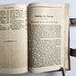 1857 GERMAN HYMNAL VELVET BINDING w/ BEAUTIFUL SILVER FITTINGS & CLASPS antique