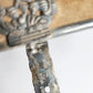 1857 GERMAN HYMNAL VELVET BINDING w/ BEAUTIFUL SILVER FITTINGS & CLASPS antique