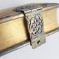 1857 GERMAN HYMNAL VELVET BINDING w/ BEAUTIFUL SILVER FITTINGS & CLASPS antique
