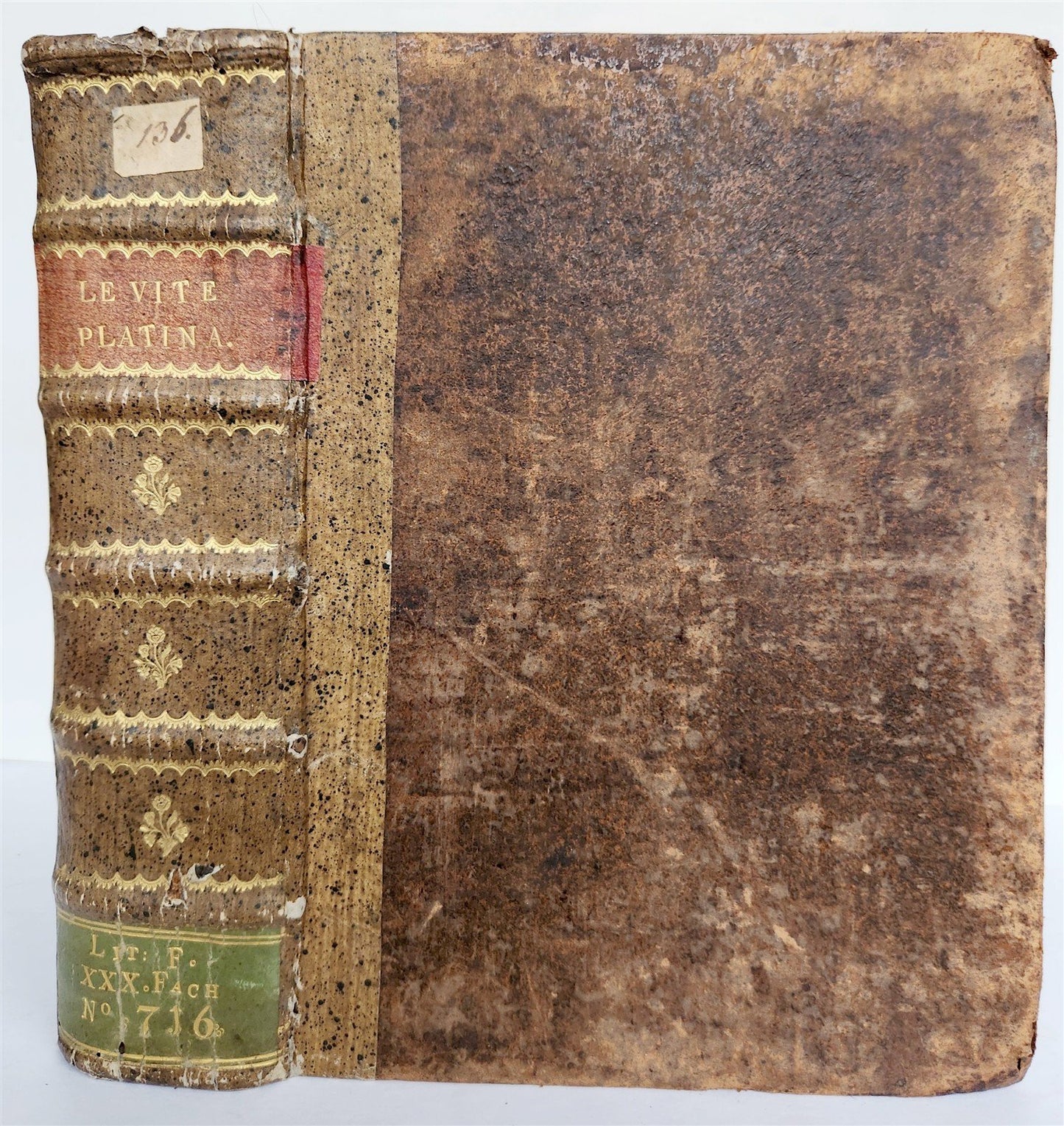 1674 LIVES of POPES antique ILLUSTRATED in ITALIAN