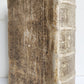 1756 ETYMOLOGICAL LATIN DICTIONARY antique PIGSKIN BINDING w/ CLASPS