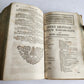 1756 ETYMOLOGICAL LATIN DICTIONARY antique PIGSKIN BINDING w/ CLASPS