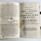 1756 ETYMOLOGICAL LATIN DICTIONARY antique PIGSKIN BINDING w/ CLASPS