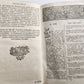 1756 ETYMOLOGICAL LATIN DICTIONARY antique PIGSKIN BINDING w/ CLASPS