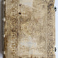 1756 ETYMOLOGICAL LATIN DICTIONARY antique PIGSKIN BINDING w/ CLASPS