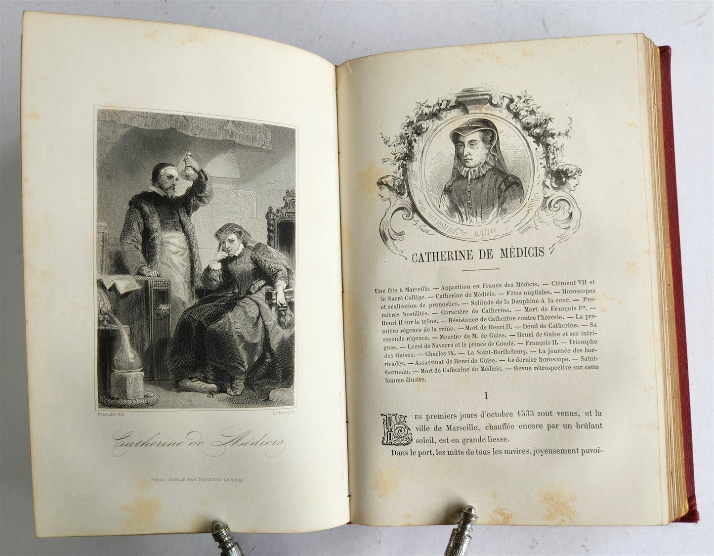 1880s GREAT WOMEN of FRANCE antique ILLUSTRATED Les grandes femmes de France