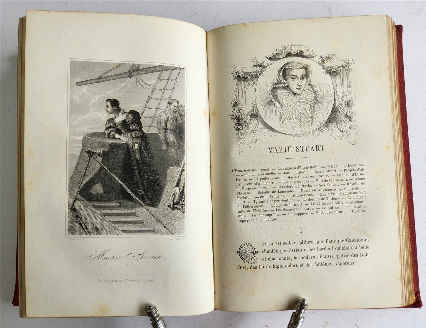 1880s GREAT WOMEN of FRANCE antique ILLUSTRATED Les grandes femmes de France