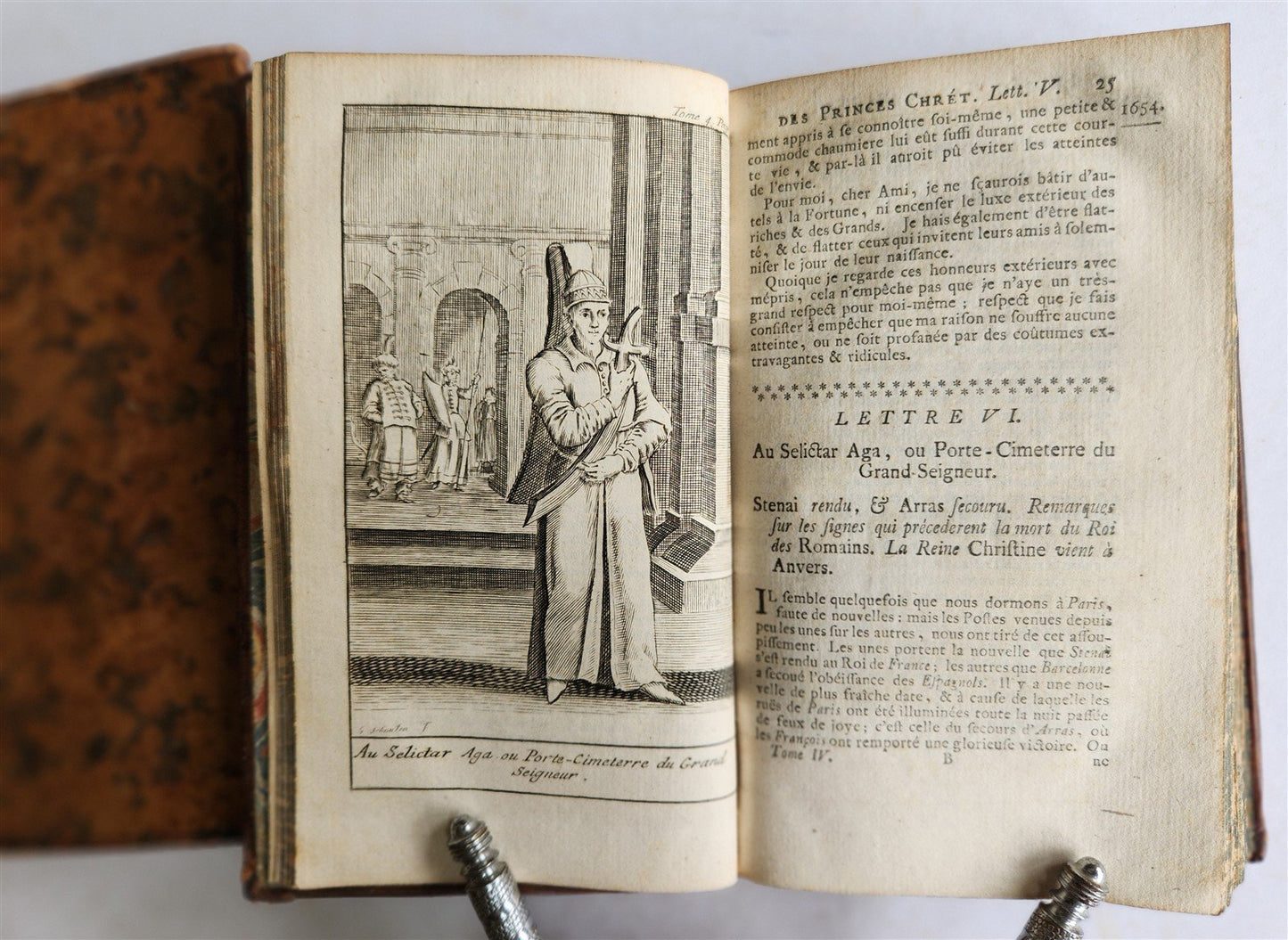 1742 TURKISH SPY in Courts of Christian Princes 5 VOLUMES antique ILLUSTRATED