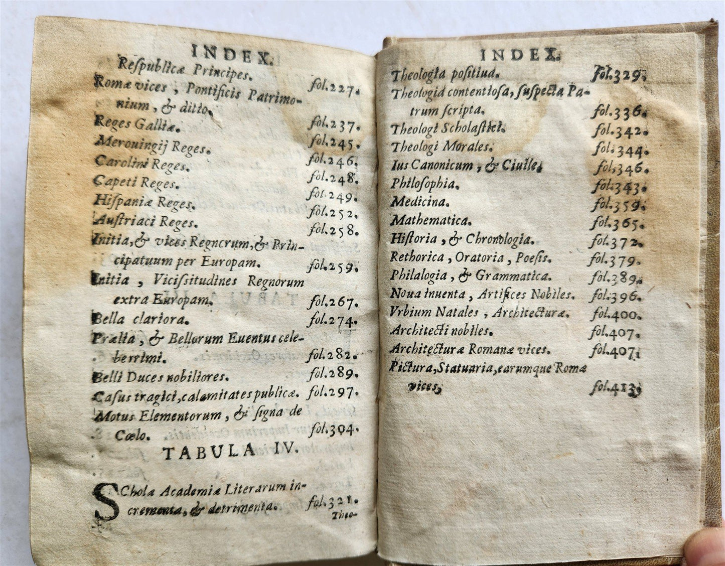 1701 FAX CHRONOLOGICA ad OMNIGENAM HISTORIAM antique VELLUM BINDING