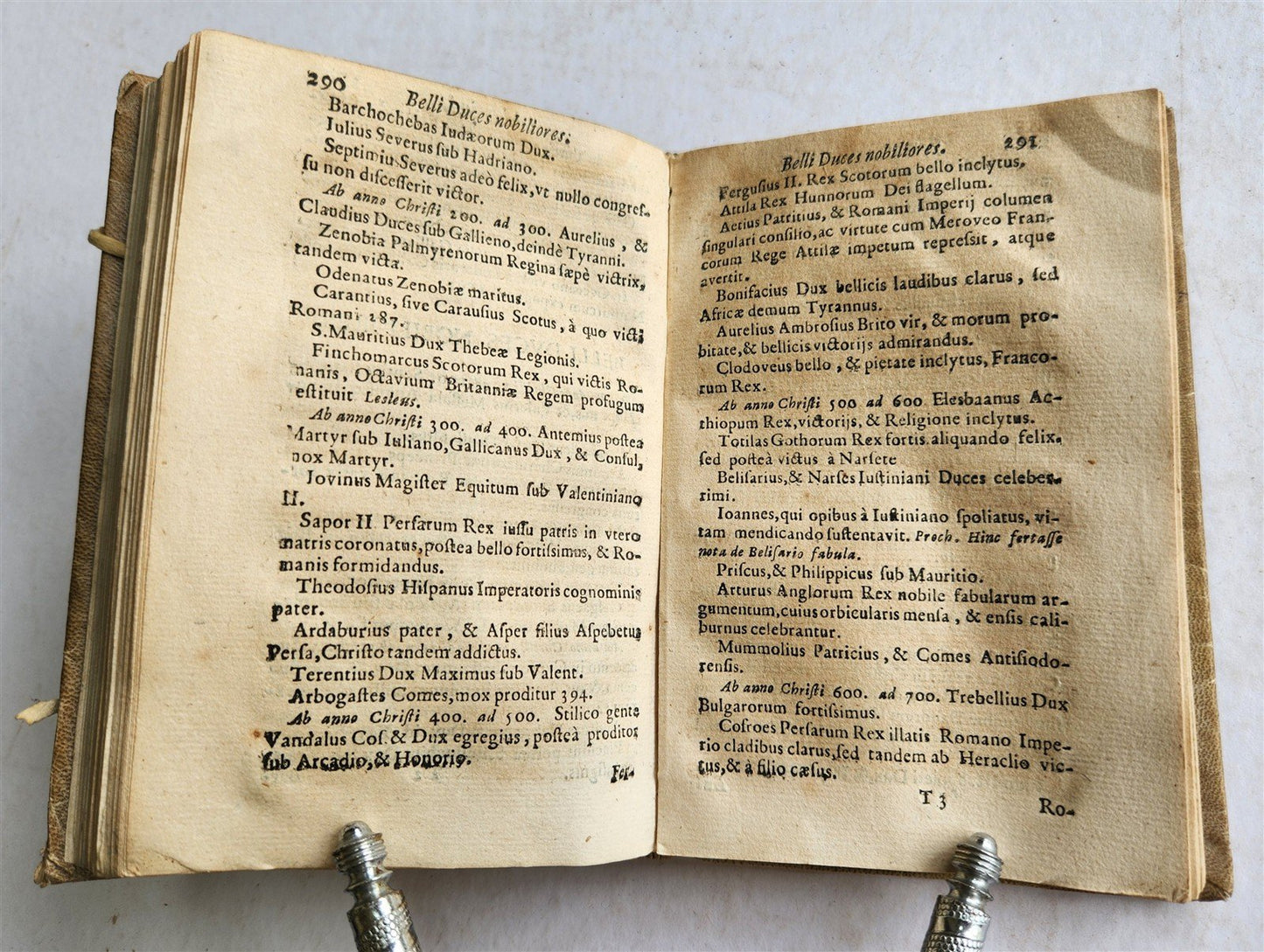 1701 FAX CHRONOLOGICA ad OMNIGENAM HISTORIAM antique VELLUM BINDING