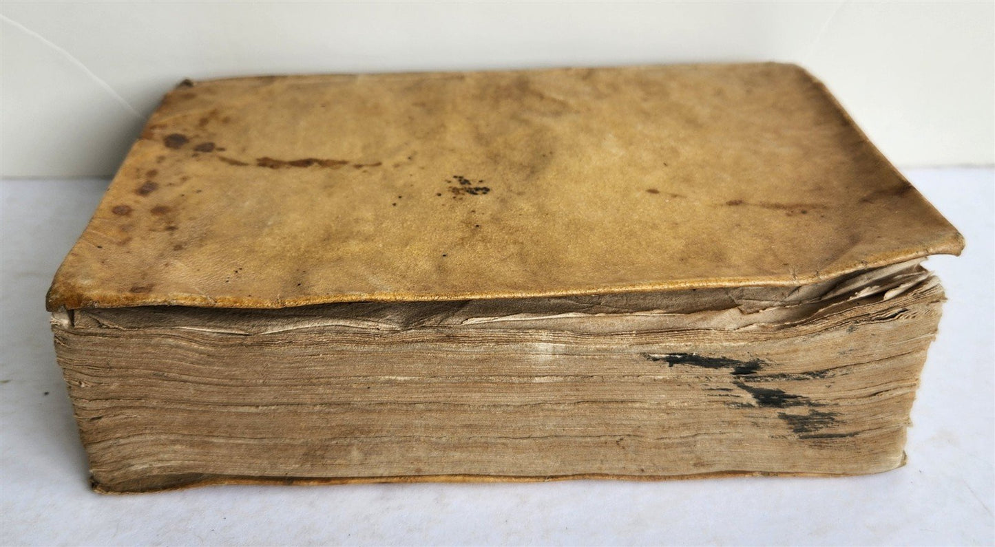 1622 APOLOGETICUS EORUM QVI HOLLANDIAE by Hugone Grotio antique VELLUM BINDING