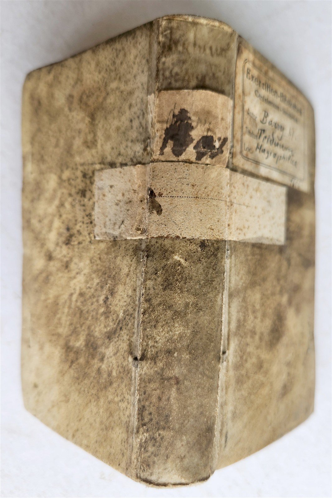 1647 TRIDUUM HAGIOPHILUM by Stephanus de Barry PRINTED in PRAGUE antique VELLUM