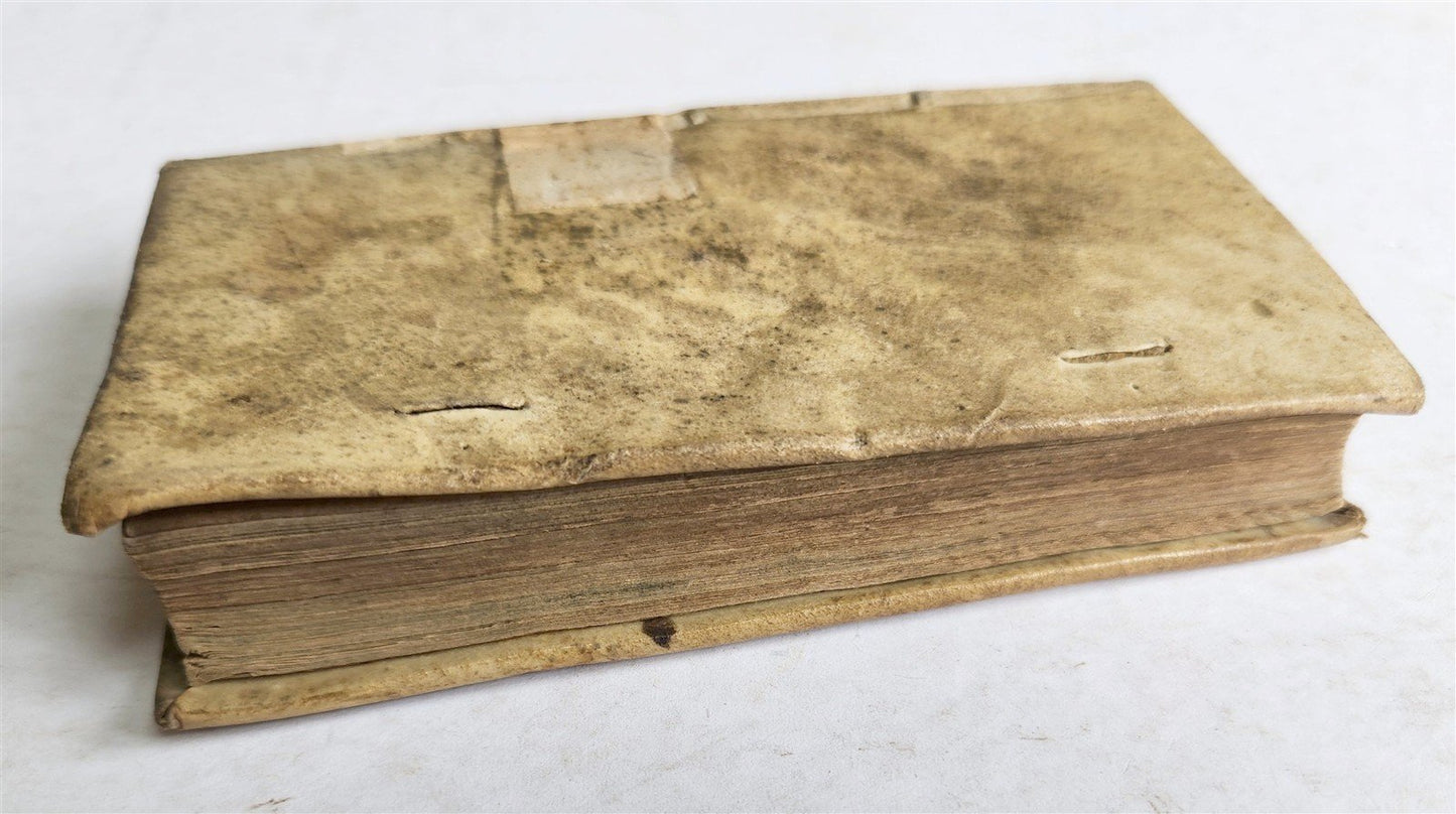 1647 TRIDUUM HAGIOPHILUM by Stephanus de Barry PRINTED in PRAGUE antique VELLUM