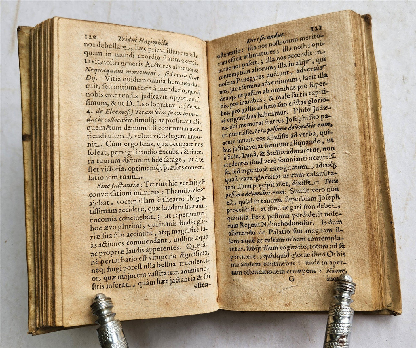 1647 TRIDUUM HAGIOPHILUM by Stephanus de Barry PRINTED in PRAGUE antique VELLUM
