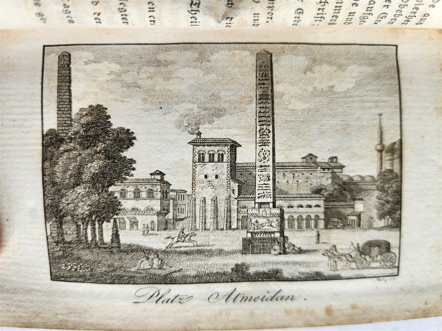 1828 CONSTANTINOPLE & TURKISH STATE antique ILLUSTRATED 2 volumes in German