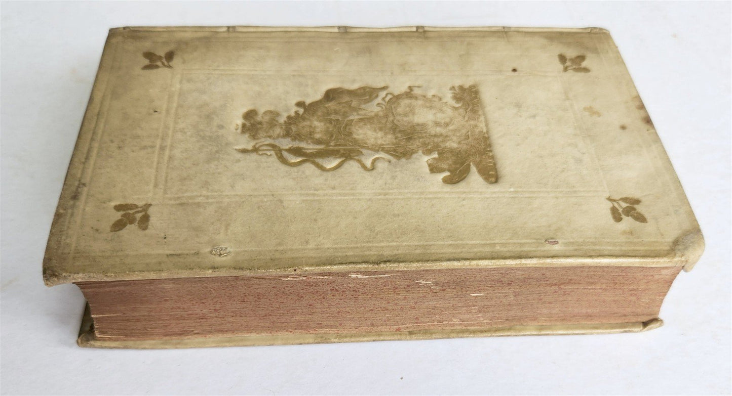 1761 CICERO Rhetoricorum ad Herennium DECORATIVE VELLUM BINDING antique