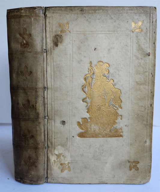 1761 CICERO Rhetoricorum ad Herennium DECORATIVE VELLUM BINDING antique