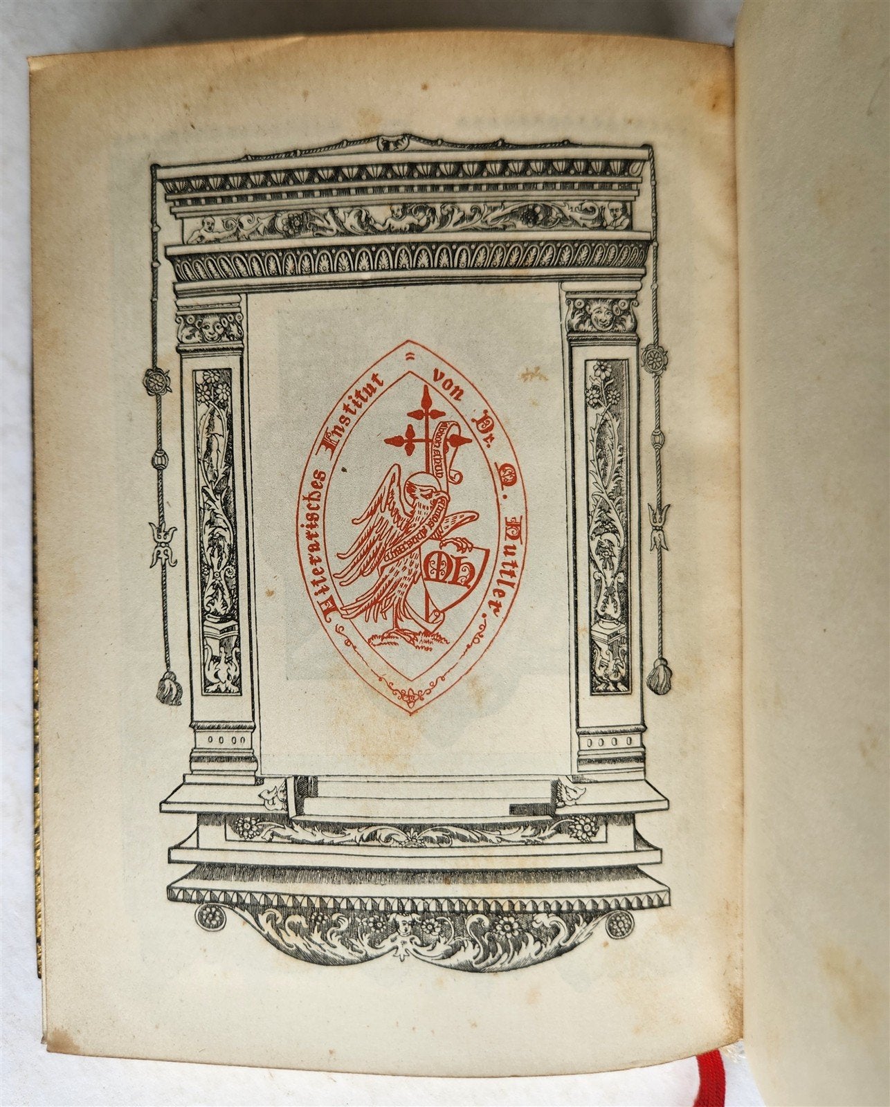 1882 Catholicum Romanum antique ILLUSTRATED PRAYER BOOK in GERMAN