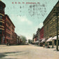 JOHNSBURY VT RAILROAD STREET ANTIQUE POSTCARD