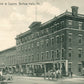 BELLOWS FALLS VT HOTEL WINDHAM AND SQUARE ANTIQUE POSTCARD