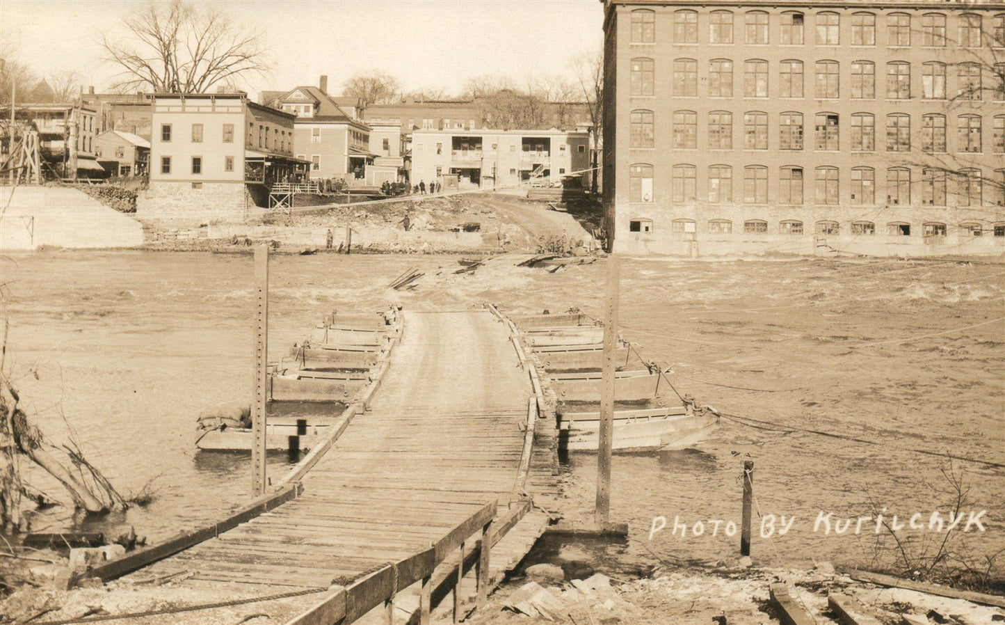 BURLINGTON VT ANTIQUE REAL PHOTO POSTCARD RPPC