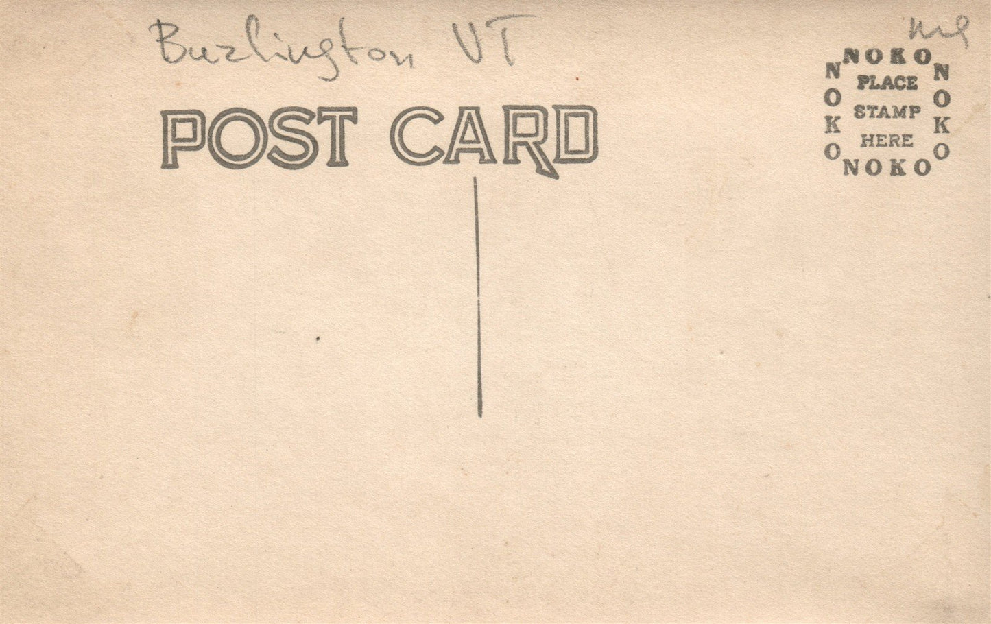 BURLINGTON VT PANTOON BRIDGE ANTIQUE REAL PHOTO POSTCARD RPPC