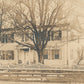 OLD BENNINGTON VT GE. DAVID ROBINSON'S HOUSE ANTIQUE REAL PHOTO POSTCARD RPPC