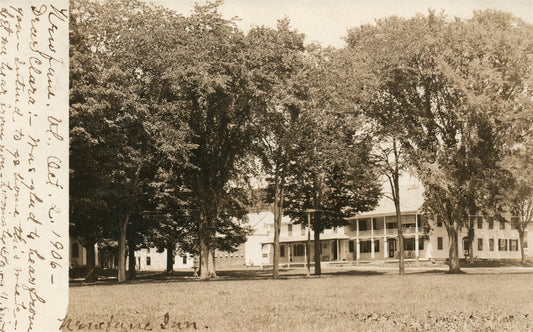 NEWFANE INN VT ANTIQUE REAL PHOTO POSTCARD RPPC