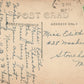 RUTLAND VT CEMETERY ENTRANCE ANTIQUE REAL PHOTO POSTCARD RPPC