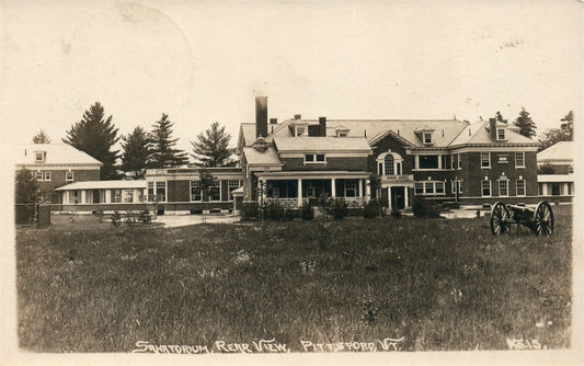 PITTSFORD VT SANATORIUM ANTIQUE REAL PHOTO POSTCARD RPPC