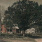 ALBANY WI MILL STREET HAND COLORED ANTIQUE REAL PHOTO POSTCARD RPPC
