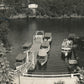 WISCONSIN DELLS WI CITY BOAT DOCKS VINTAGE REAL PHOTO POSTCARD RPPC