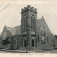 LEWES DE ME CHURCH ANTIQUE POSTCARD