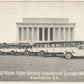 WASHINGTON DC SIGHT SEEING COACHES AT LINCOLN MEMORIAL ANTIQUE POSTCARD