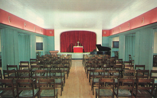 WILMINGTON DE ZION LUTHERAN CHURCH LUTHER HALL VINTAGE POSTCARD