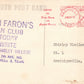 NASHVILLE TN FARON'S FAN CLUB ADVERTISING VINTAGE REAL PHOTO POSTCARD RPPC