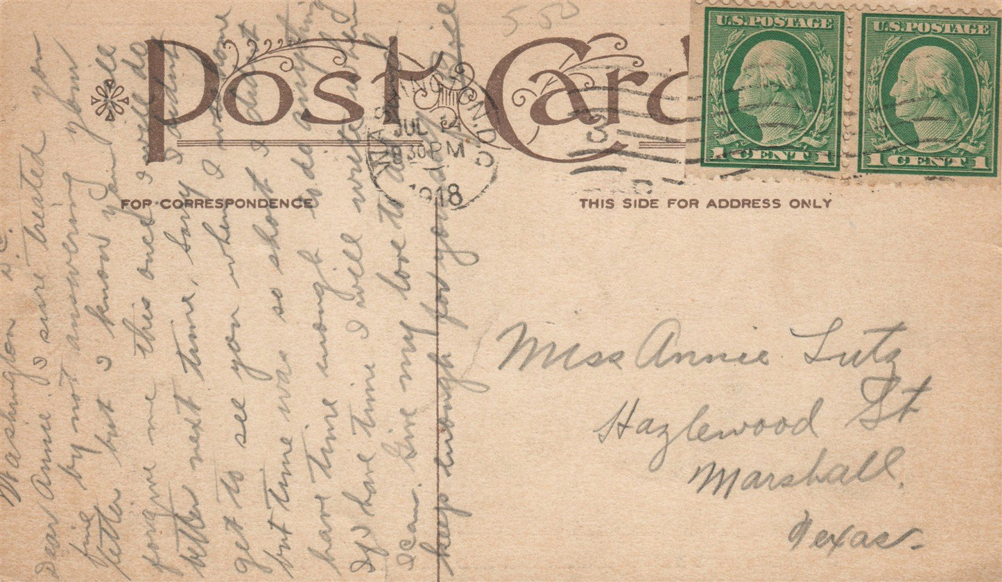 BRISTOL VA - TN RED CROSS ANTIQUE POSTCARD