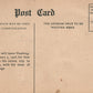 ELI SMITH US MAIL CARRIER w/ TEAM of WOLVES & DOGS ANTIQUE POSTCARD