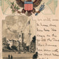 WASHINGTON DC ARLINGTON SOLDIER'S HOME ANTIQUE PRIVATE MAILING POSTCARD