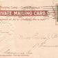 WASHINGTON DC ARLINGTON SOLDIER'S HOME ANTIQUE PRIVATE MAILING POSTCARD
