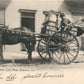 NEW ORLEANS LA MILK CART ANTIQUE POSTCARD