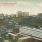 ATLANTA GA BIRDS EYE VIEW ANTIQUE POSTCARD